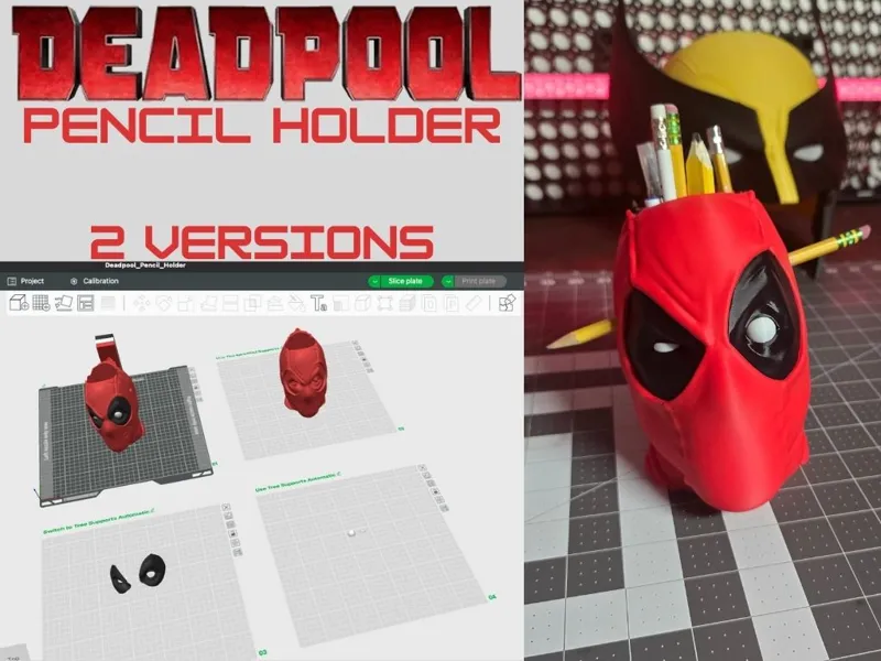 Deadpool Pencil Holder – Back to School Edition