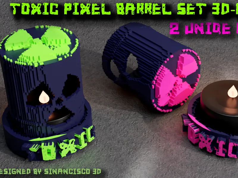 Toxic Pixel Barrel Toy v1- No AMS