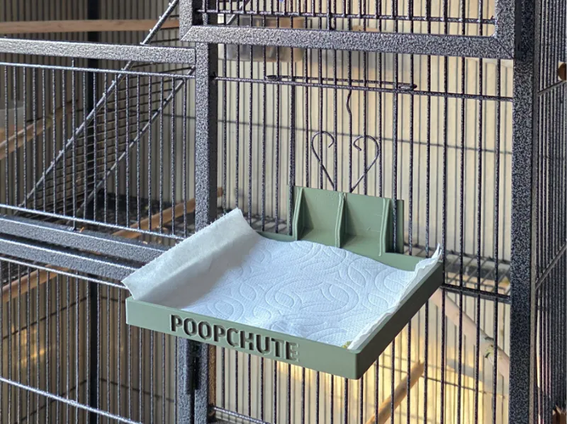 The Poopchute - Bird Cage Poop Catcher