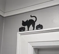 Coin de porte chat d'Halloween — photo 4