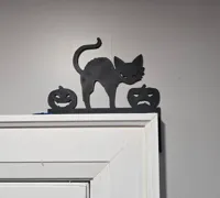 Coin de porte chat d'Halloween — photo 6