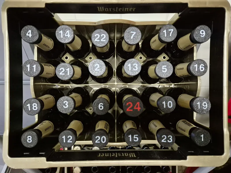 Adventskalender für Bierkasten