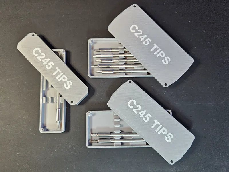 C245 Soldering Tip Cases - Stackable