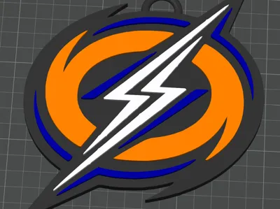 UFL Orlando Storm Necklace Charm