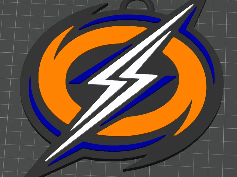 UFL Orlando Storm Necklace Charm