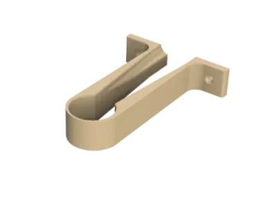 32mm PVC Pipe Clip - Variable depths available
