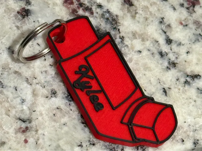 Customizable Inhaler Keychain