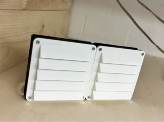 Lamellen Lüftungsgitter für 120mm Lüfter