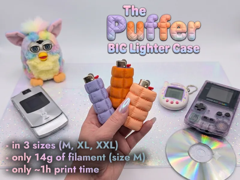 the Puffer - BIC Maxi J26 lighter Sleeve / Case