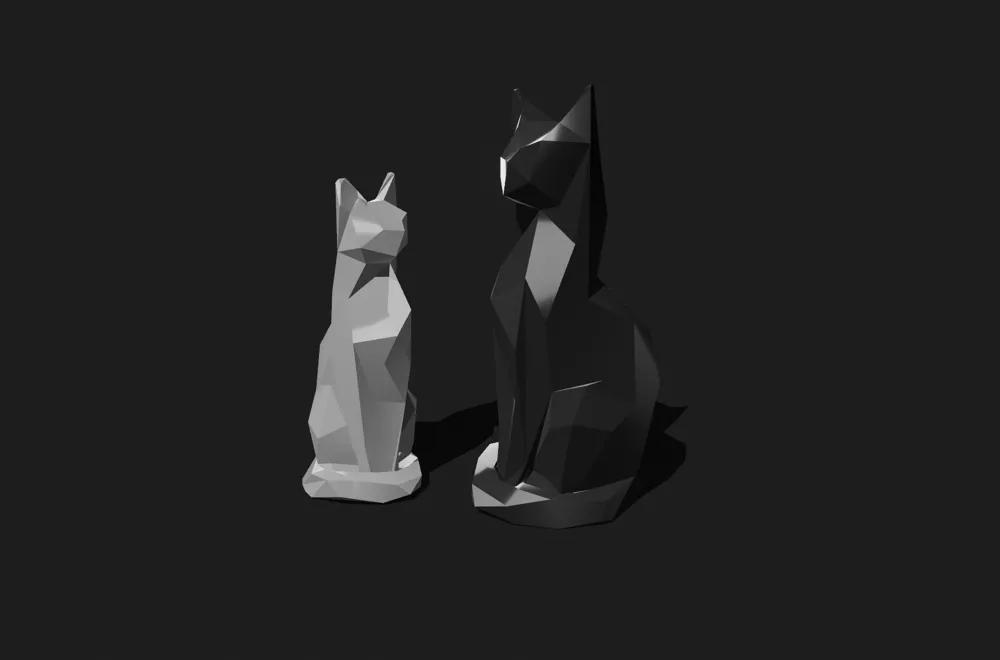 Bothyi Statue De Chat En Résine - Illustration Délicate - Cadeau - Sculpture D'animal - Décoration De Bureau Pour La Maison, Le Salon, L'étagère, La