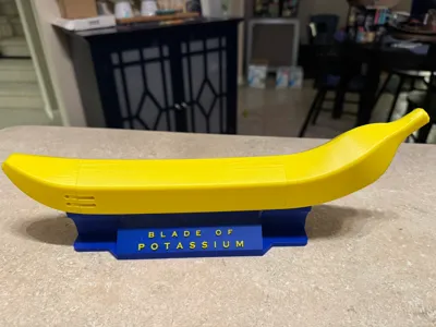 Banana Katana With Improved Blade and Connector