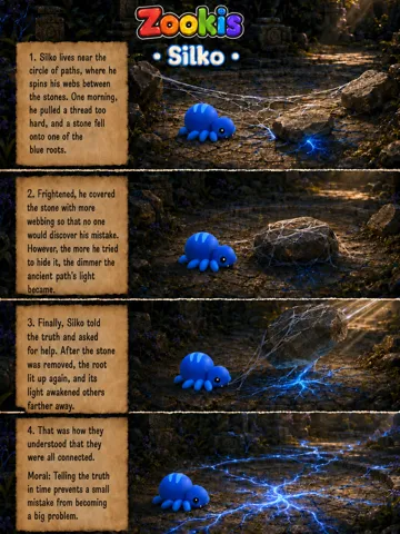 Modelo para impresión 3D: Zookis -Silko (spider) #69 — vista de referencia 3