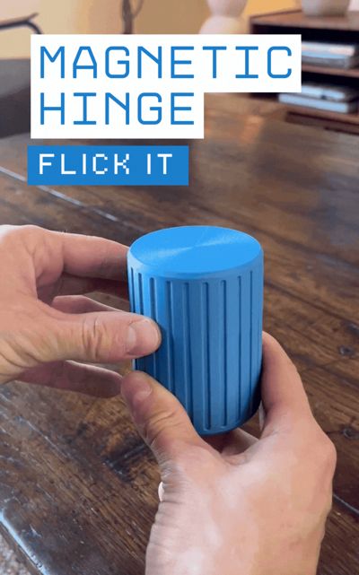 Magnetic Hinge Canister - Customizeable