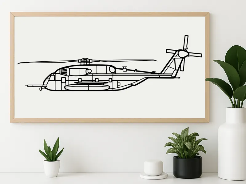 CH-53E Super Stallion (Silhouette)