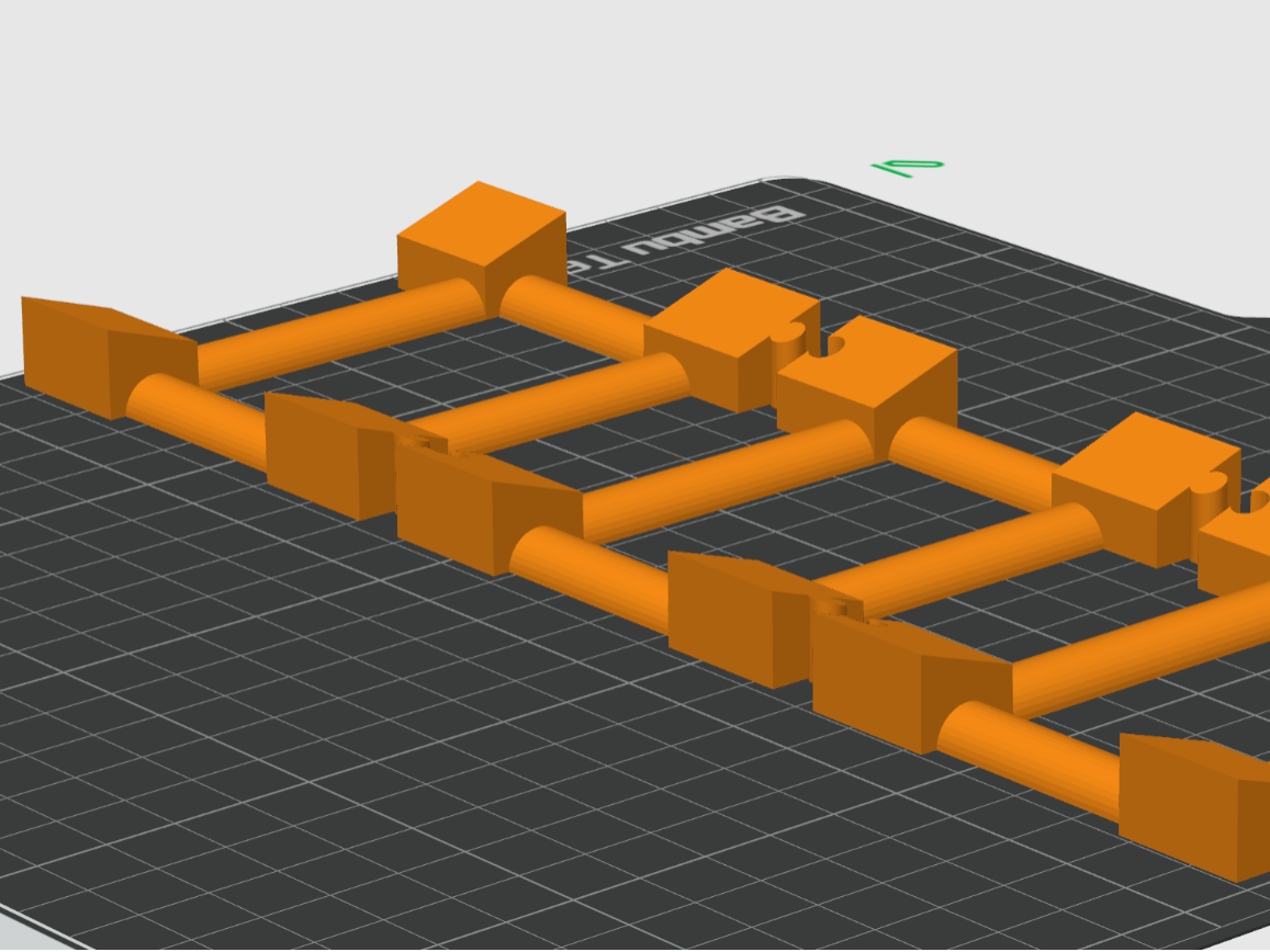 Simple Interlocking Spool Stands. 