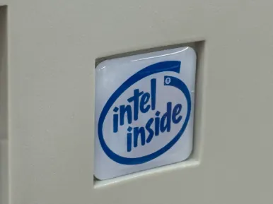 Vintage Intel Inside Logo Sign | Retro PC Décor