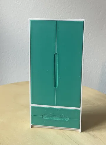 Dije o accesorio de collar: Armadio Cameretta Moderna – Miniatura 1:12 — vista de referencia 3