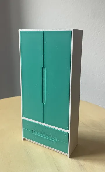 Dije o accesorio de collar: Armadio Cameretta Moderna – Miniatura 1:12 — vista de referencia 4