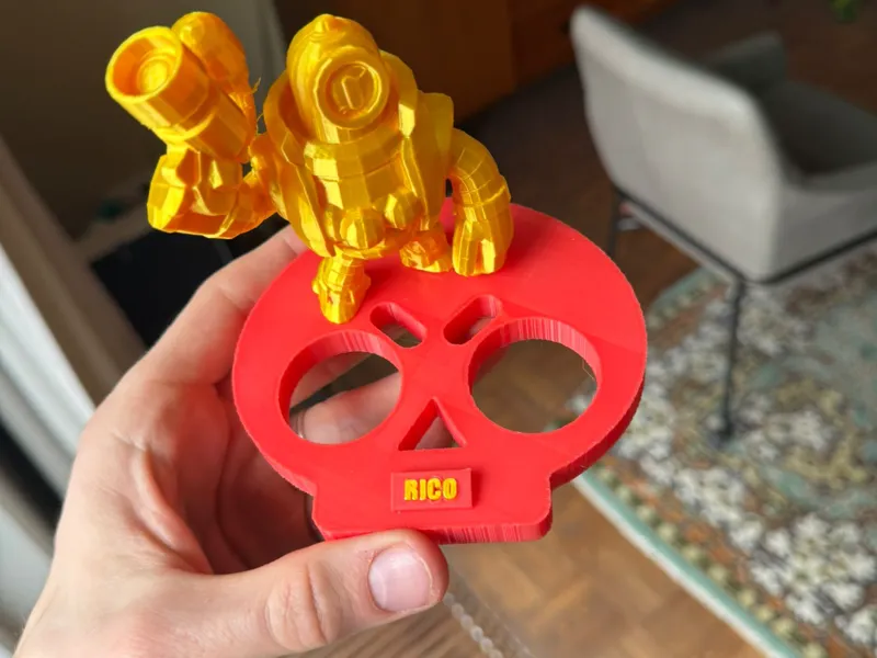 Rico on Brawlstars Logo with Name (NO AMS)