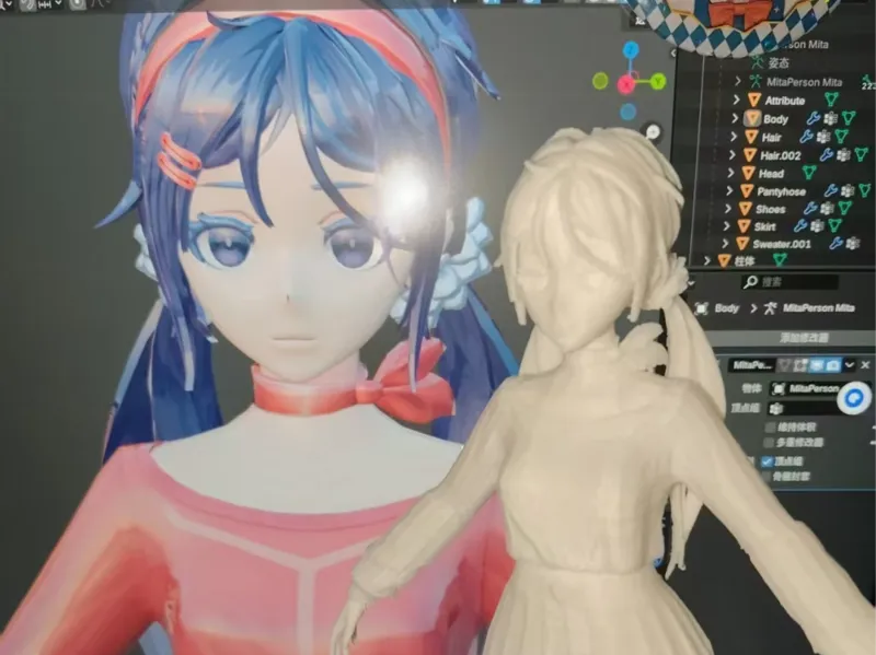 miside-疯狂米塔3D手办模型mita