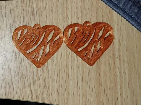 Heart Shaped Earrings view 2