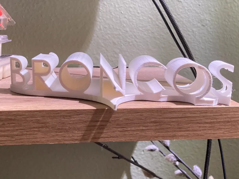 Bronco Flip Text
