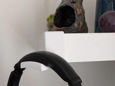 Headphones holder for Ikea shelf