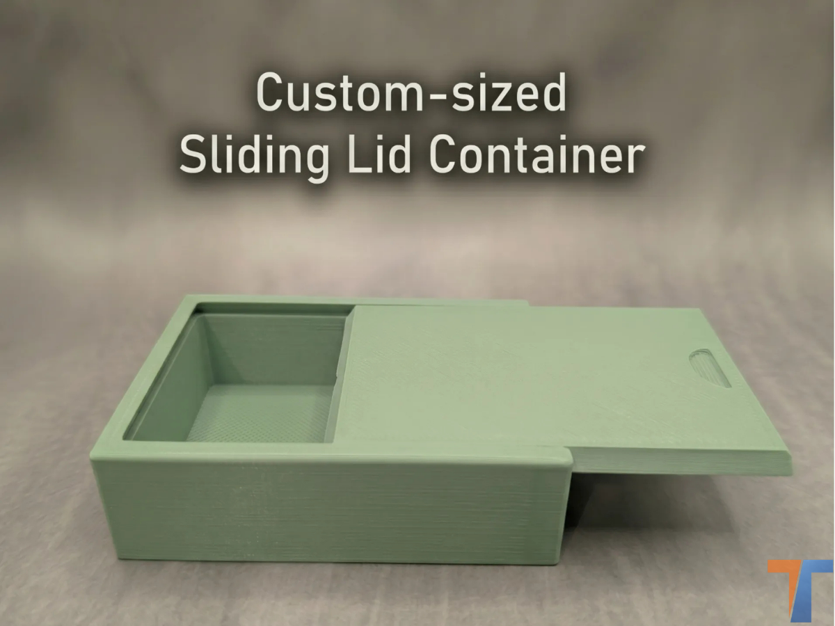 Parametric Dovetail Sliding Lid Box