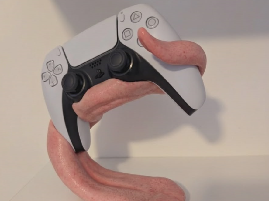 Tongue PS5 controller stand/holder