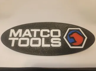 Matco Oval And Square Logo Plates