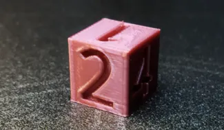 Dice with numbers