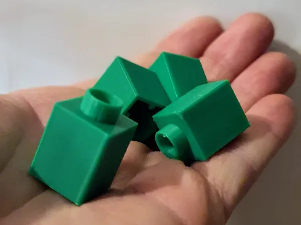 Brique de construction compatible 1x1