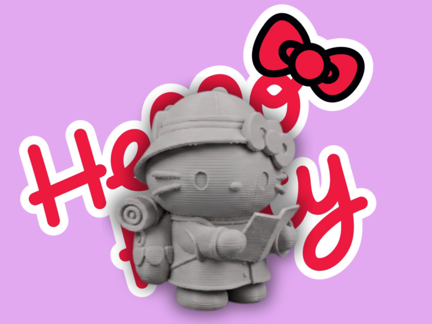 Hello Kitty Traveler – Cute Adventure Figurine