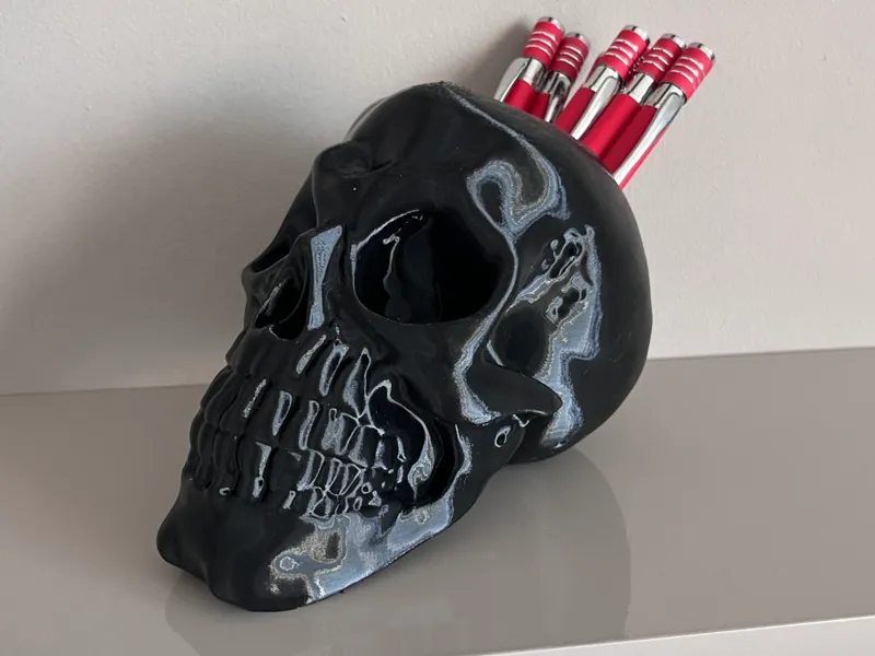 Skull Pen Holder / Skull Snack Box