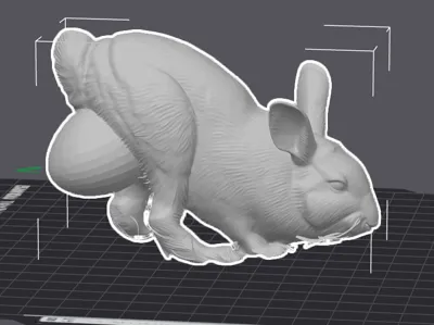 Bunny Laying Easter Egg