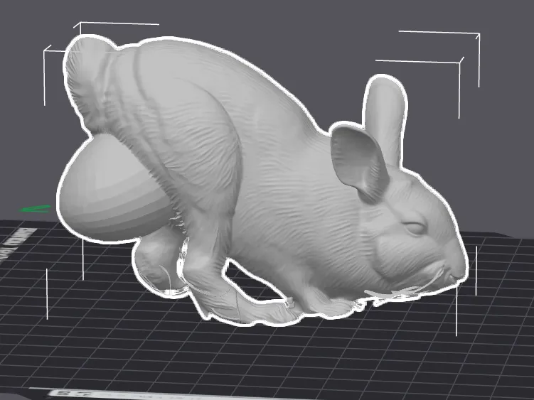 Bunny Laying Easter Egg