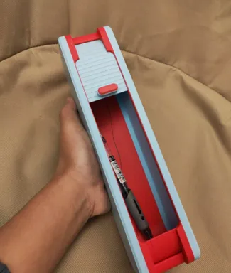 卷帘百叶窗收纳盒文具盒
