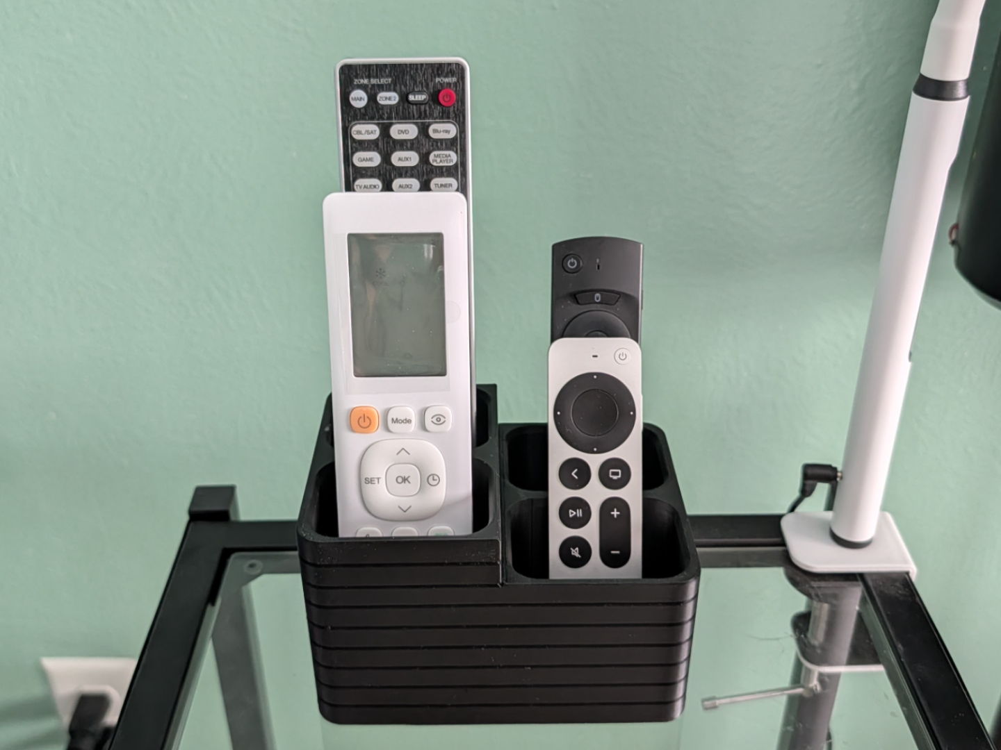 Modern 4 Remote Holder Organizer