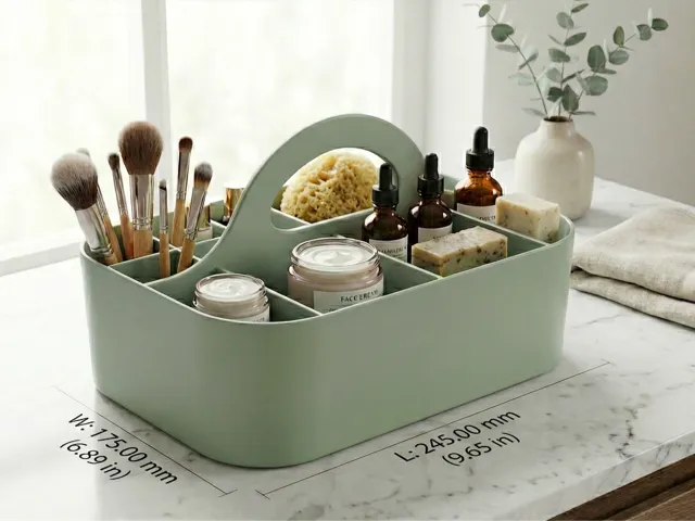 Minimalist Bathroom Carry-All Organizer