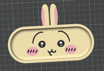 Accesorio para impresora 3D: Chiikawa Usagi Eyeglasses Tray Holder| AMS — vista de referencia 3