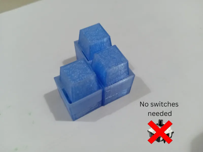 Triple tetris keyboard clicker