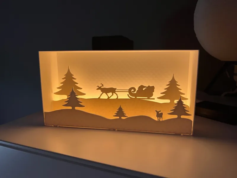 Christmas lightbox