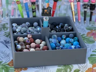 Bead Organizer Tray for Custom Pens
