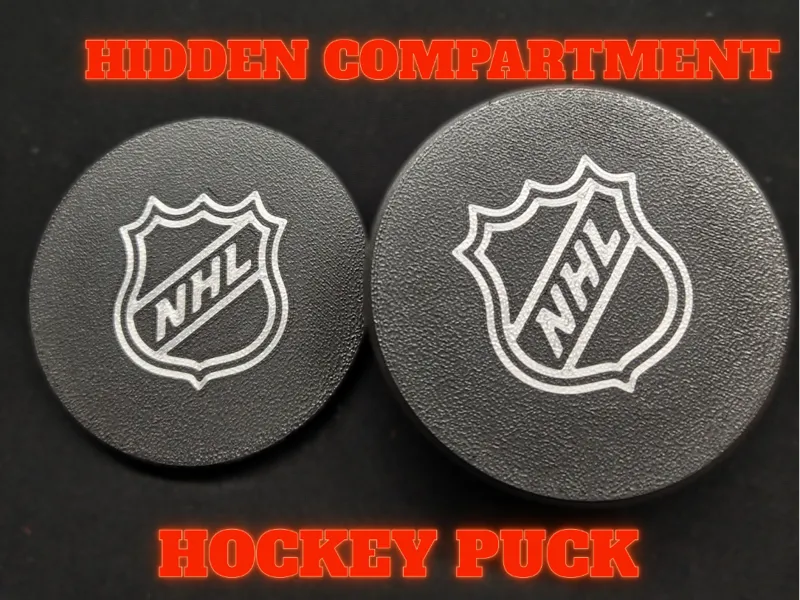 Hidden Compartment Puck –Magnetic Secret Mechanism
