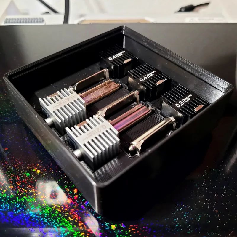 A1 Series Nozzle Storage - Gridfinity 2x2