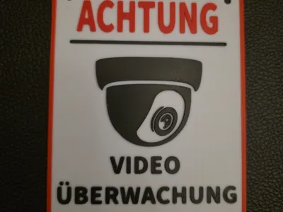 Warning sign Video Surveillance / Camera Surveillance