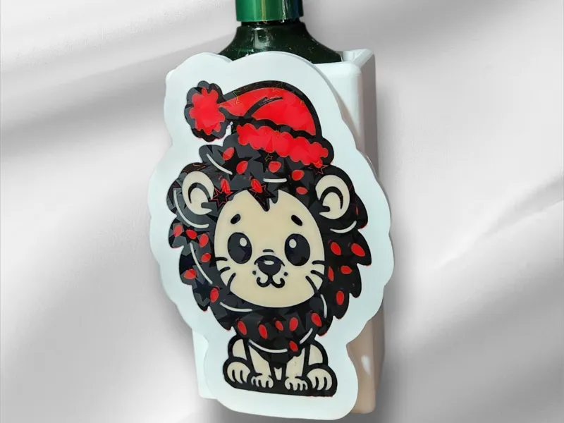 Christmas Lion Gel Bath and Body Soap Holder