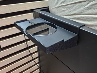 Phone holder with QI charger for Brimnes bed