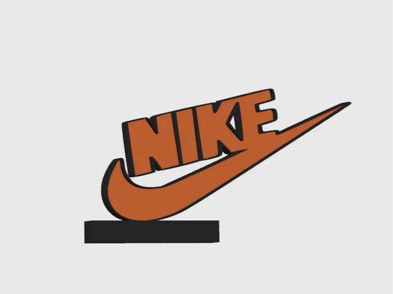 Nike Logo Statue