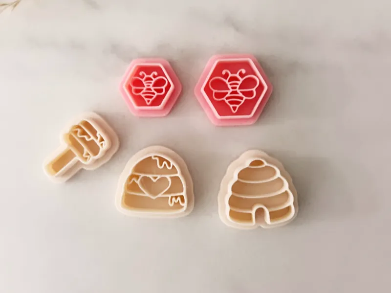 Bee / beehive/ honeycomb Polymer Clay Cutter